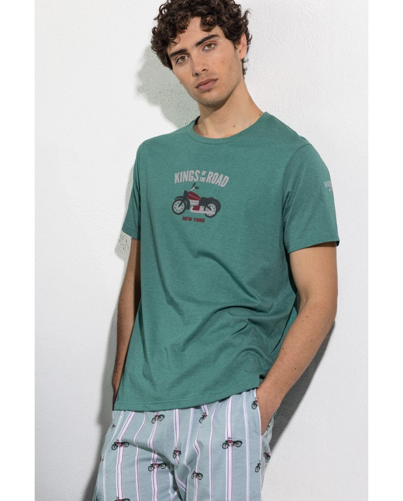 Pijama de Hombre Manga Corta Kings Of The Road