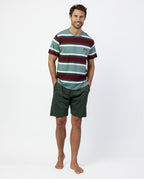 Pijama de Hombre Manga Corta Stripes Kings Of The Road