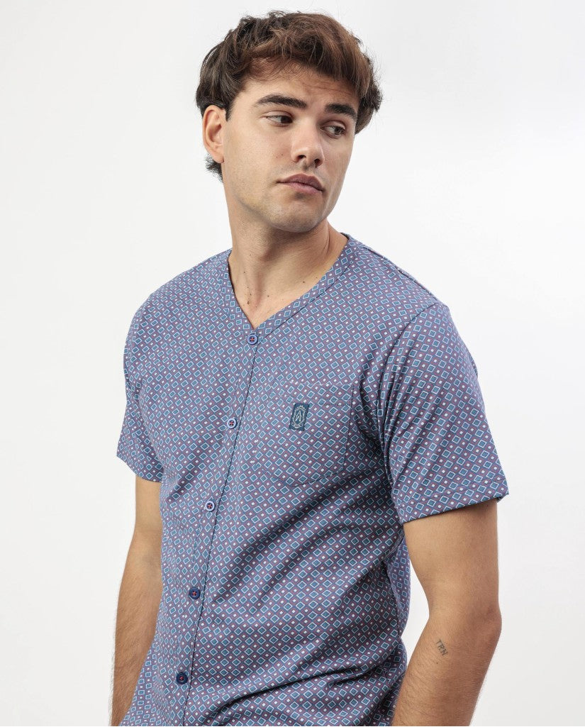 Pijama Manga Corta Sterling para Hombre (imagen 4)