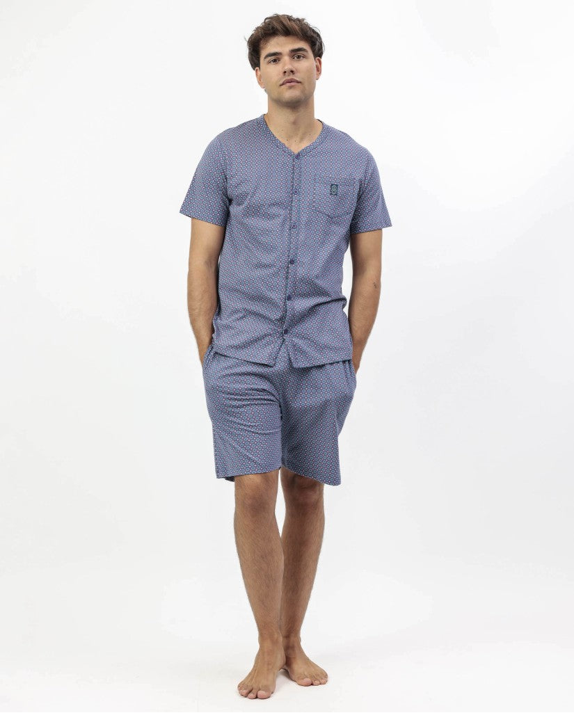 Pijama Manga Corta Sterling para Hombre (imagen 2)