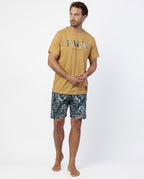 Pijama Manga Corta Palm Paradise para Hombre