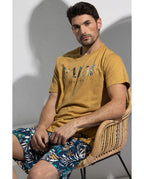 Pijama Manga Corta Palm Paradise para Hombre (imagen 2)