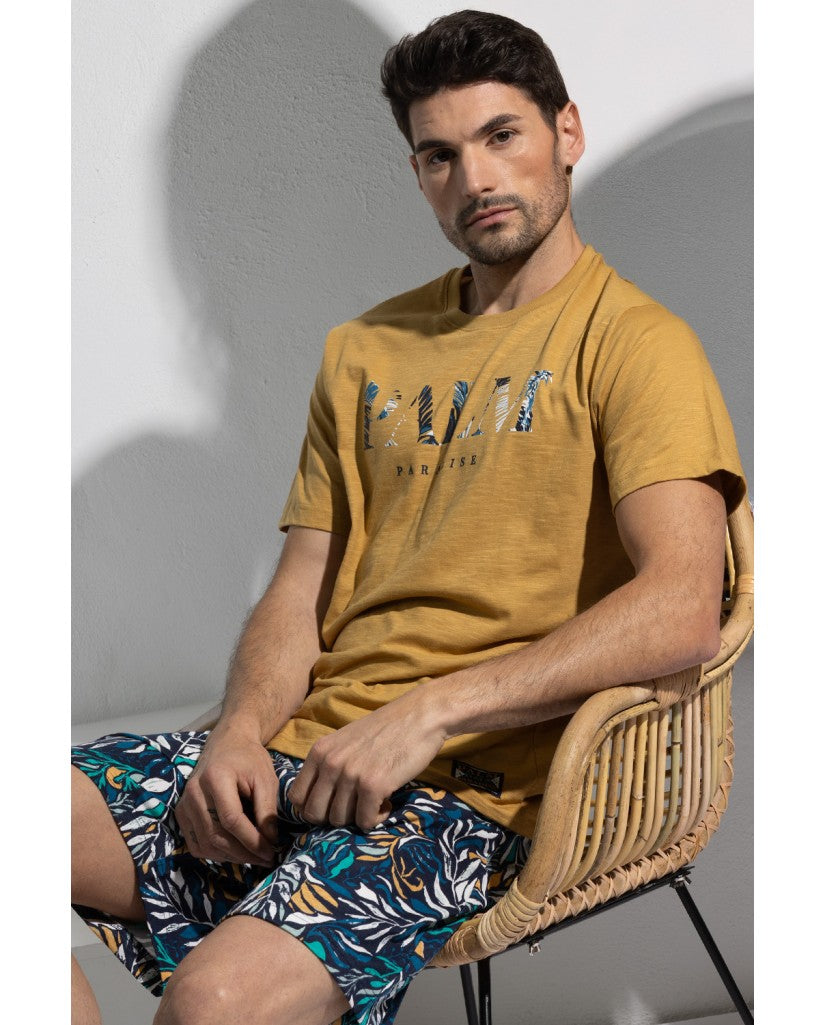Pijama Manga Corta Palm Paradise para Hombre (imagen 2)