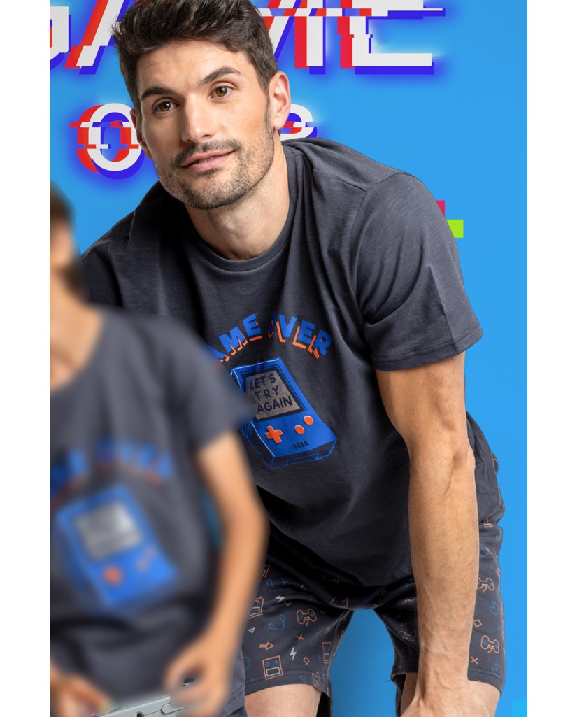 Pijama de Hombre Manga Corta Gamer