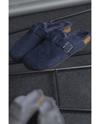 Zapatillas Zueco Hombre Fieltro Pelo