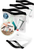 Set de 3 Bolsas Transparentes para Líquidos de Viaje de 1L
