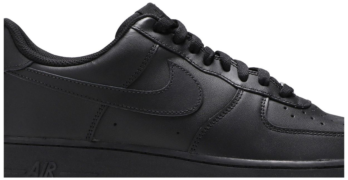 Nike Air Force 1 Low '07 Negro Total - vista superior