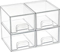 Set de 4 Cajones Organizadores Apilables para Maquillaje
