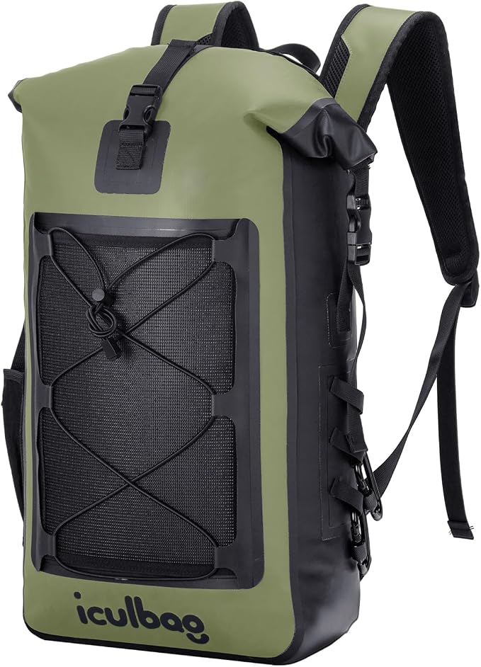 Mochila Estanca Impermeable 30-40L para Deportes Acuáticos