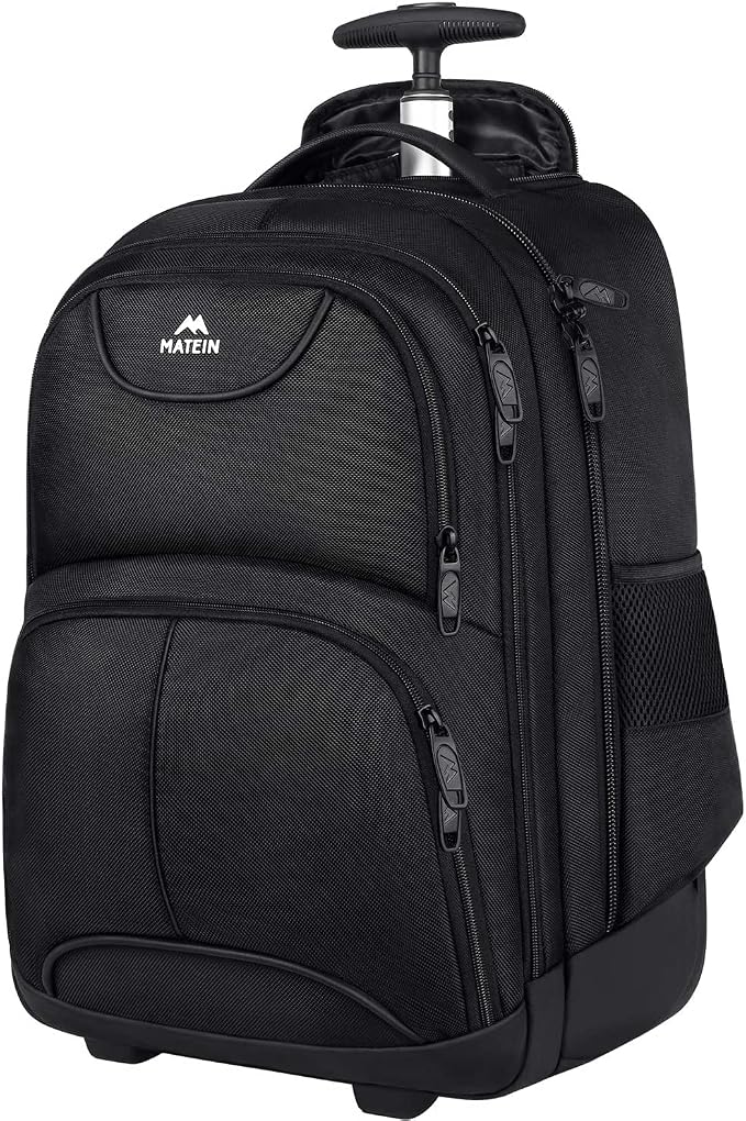 Mochila Trolley Compacta con Ruedas para Portatil 17
