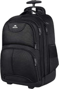 Mochila Trolley Compacta con Ruedas para Portatil 17"