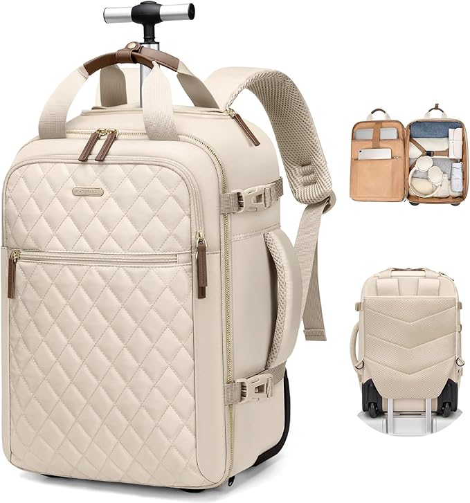 Mochila con Ruedas Ocultas Antirrobo para Portatil 17