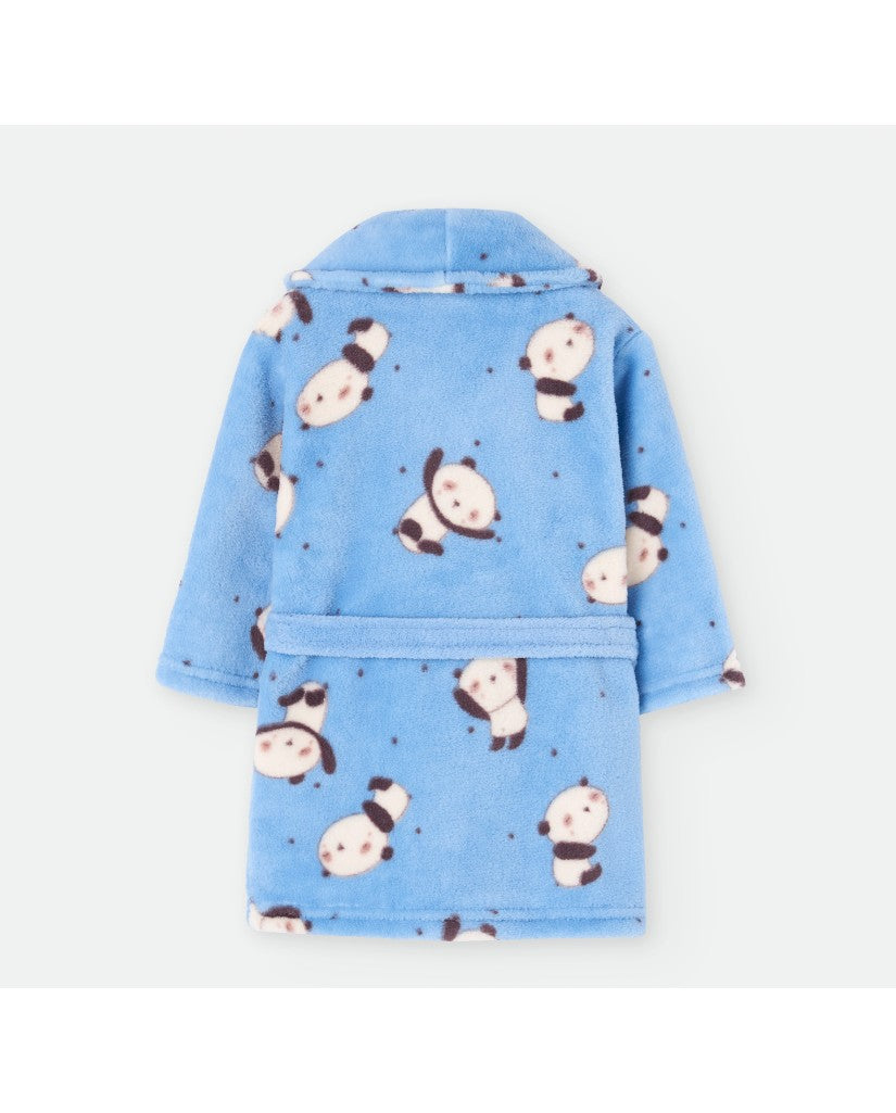 Bata Infantil Botones Panda Azul (imagen 2)