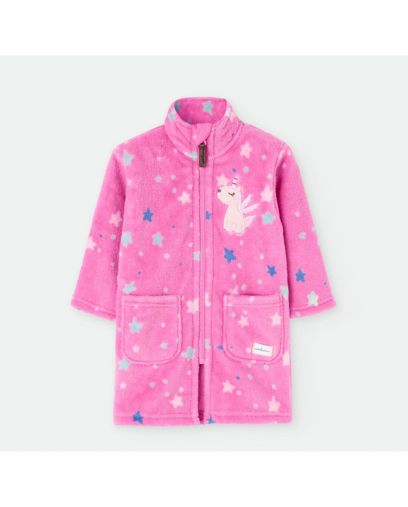 Bata Infantil Cremallera Unicornio