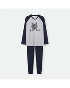Pijama de Hombre Manga Larga Punto Fox