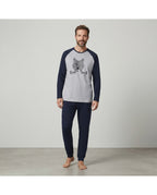 Pijama de Hombre Manga Larga Punto Fox (imagen 5)