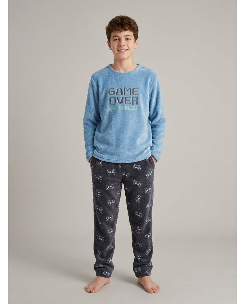 Pijama Coralina Teen Niño Game Over