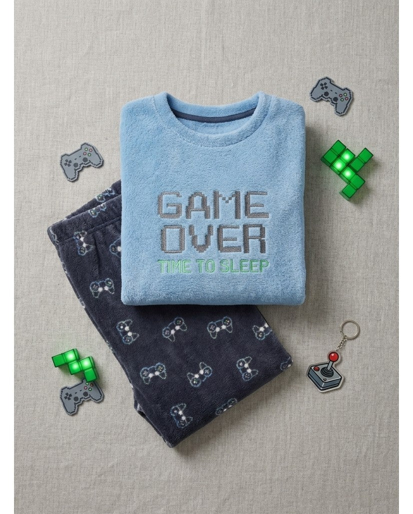 Pijama Coralina Teen Niño Game Over (imagen 2)