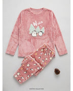 Pijama Coralina Niña Teen Winter Rosa