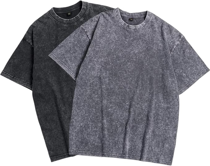 Pack de 2 Camisetas Básicas Oversize de Algodón