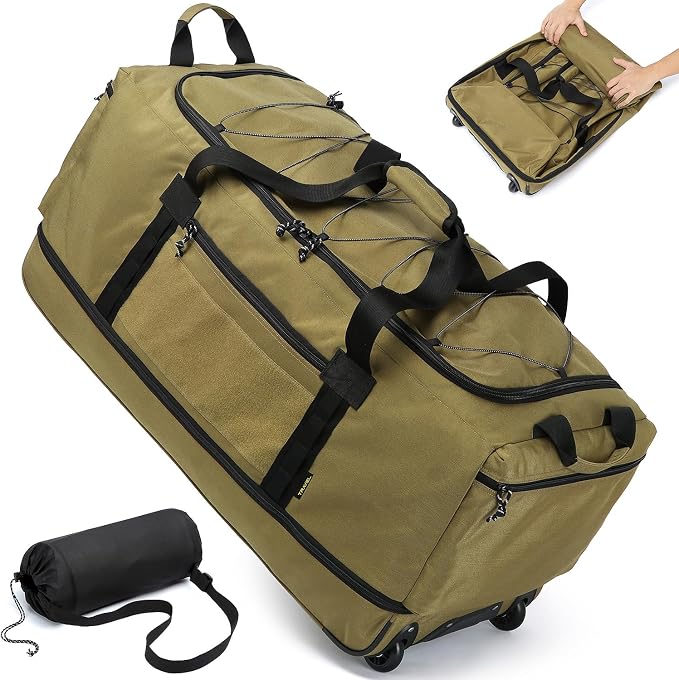 Bolsa de Viaje Plegable con Ruedas 130-170L Expandible