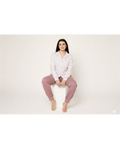 Pijama de Mujer Camisero Manga Larga Flores