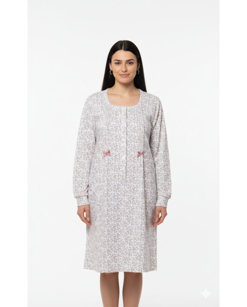 Camisón de Mujer Largo Flores