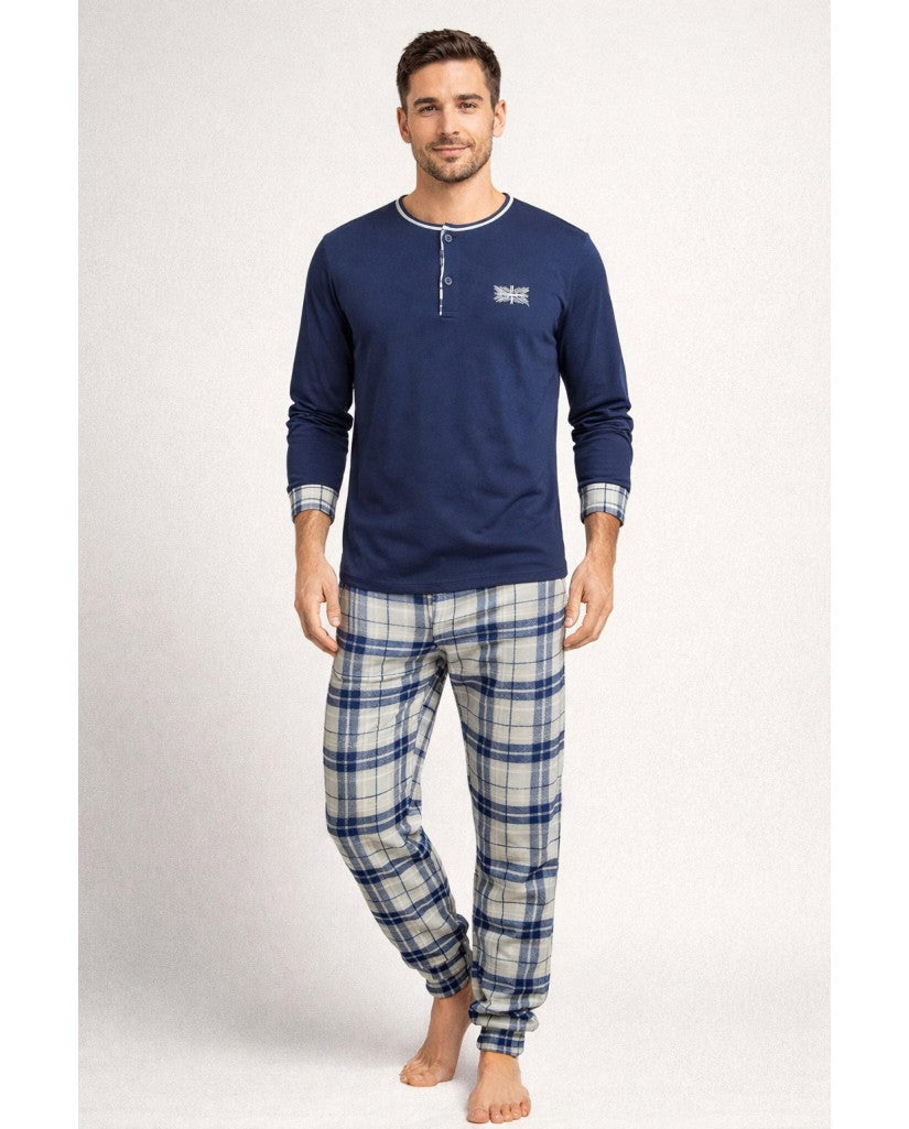Pijama de Hombre Manga Larga Escudo Moon Dreams
