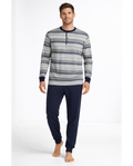 Pijama de Hombre Manga Larga Rayas Moon Dreams