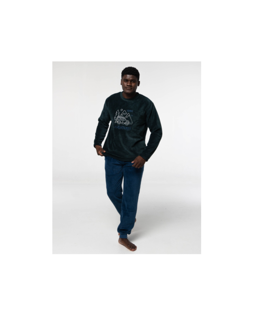 Pijama de Hombre Coralina Finde de Aventura (imagen 2)
