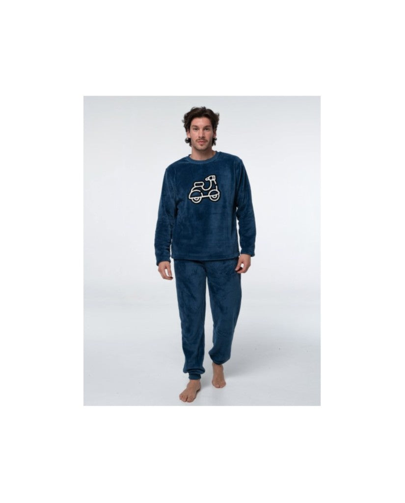 Pijama de Hombre Coralina Bici Dark Elephant
