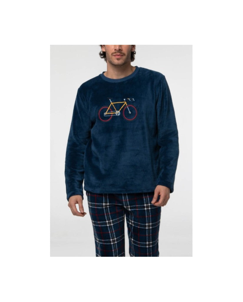 Pijama de Hombre Coralina Bici Dark Elephant (imagen 2)