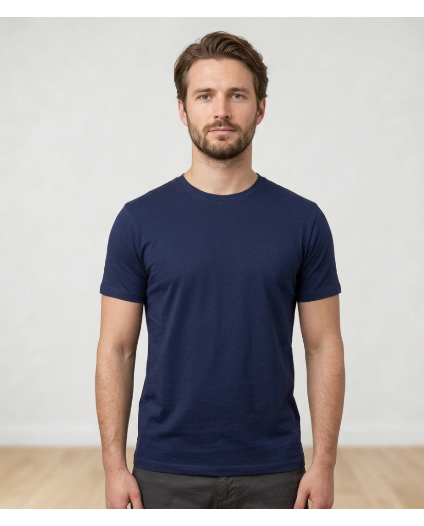 Camiseta de Hombre Lisa Manga Corta