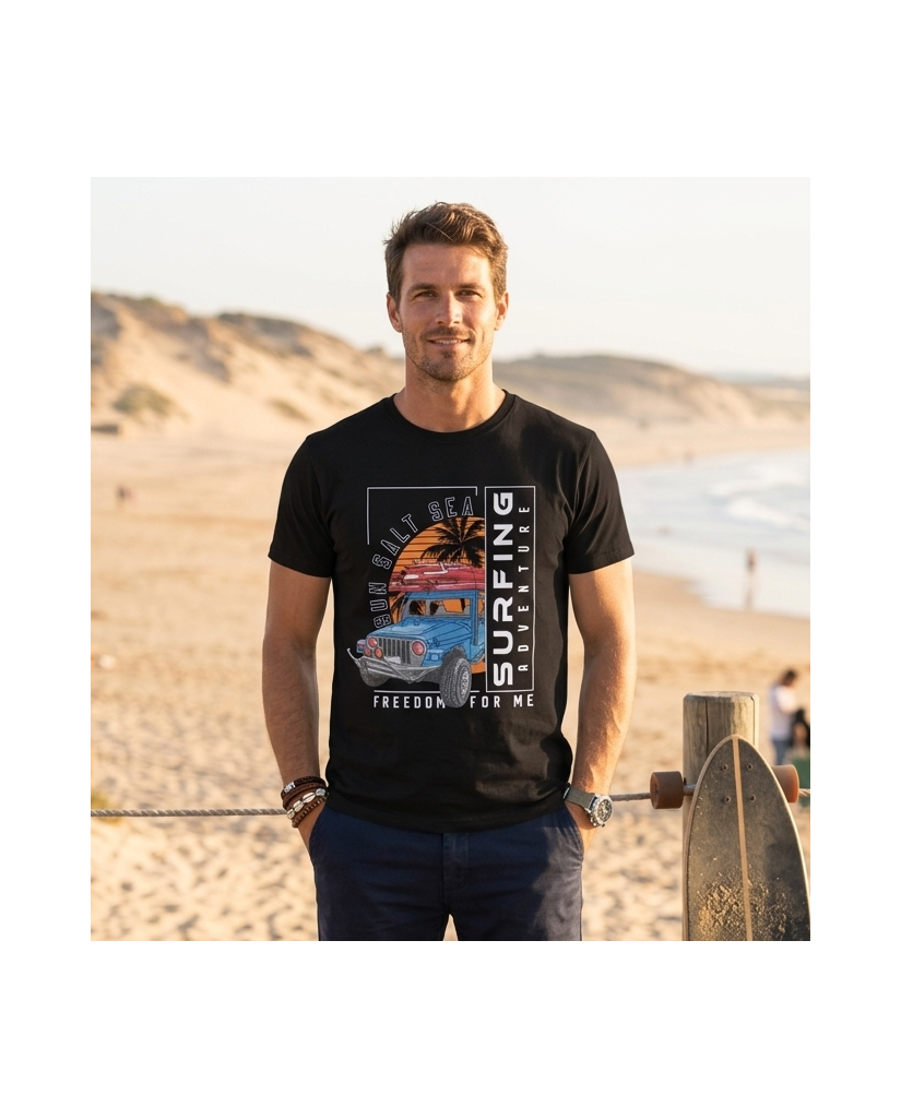 Camiseta de Hombre Estampadas Surfing
