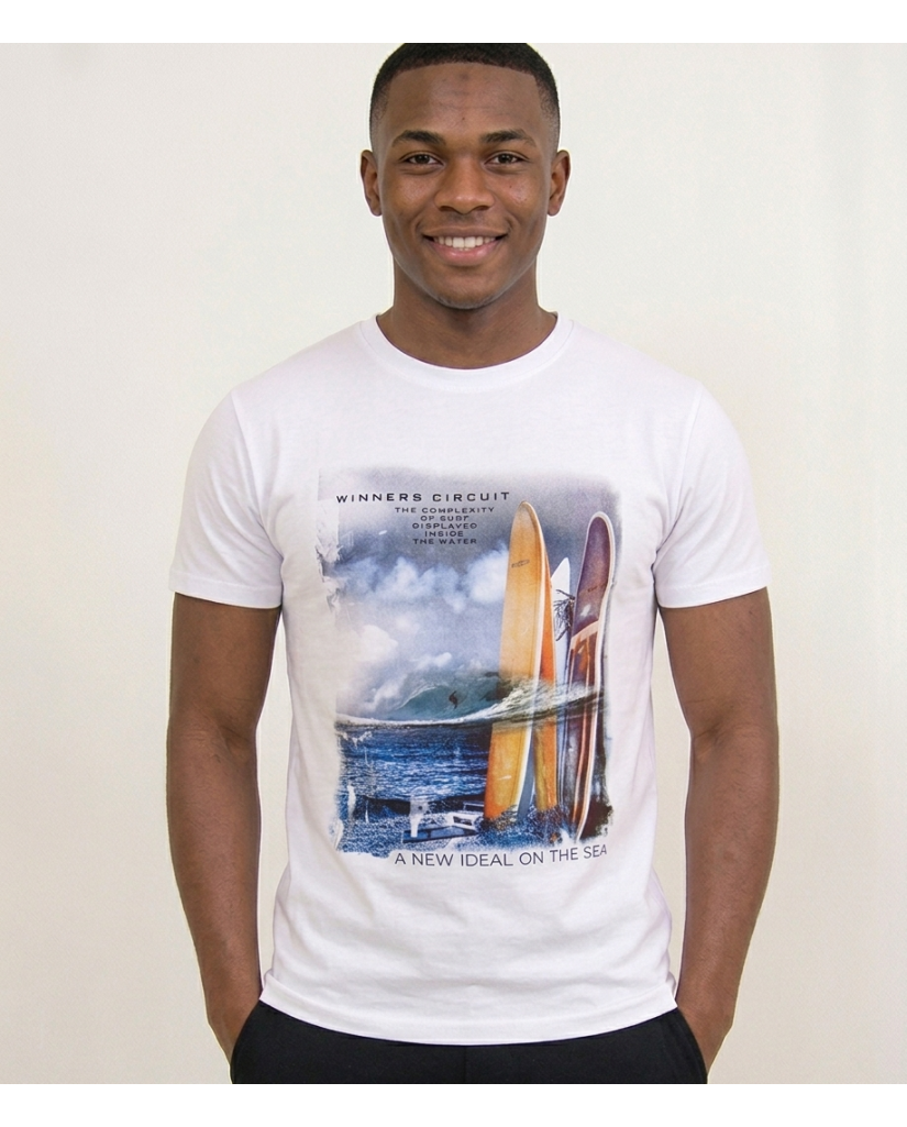 Camiseta de Hombre Estampadas Surf
