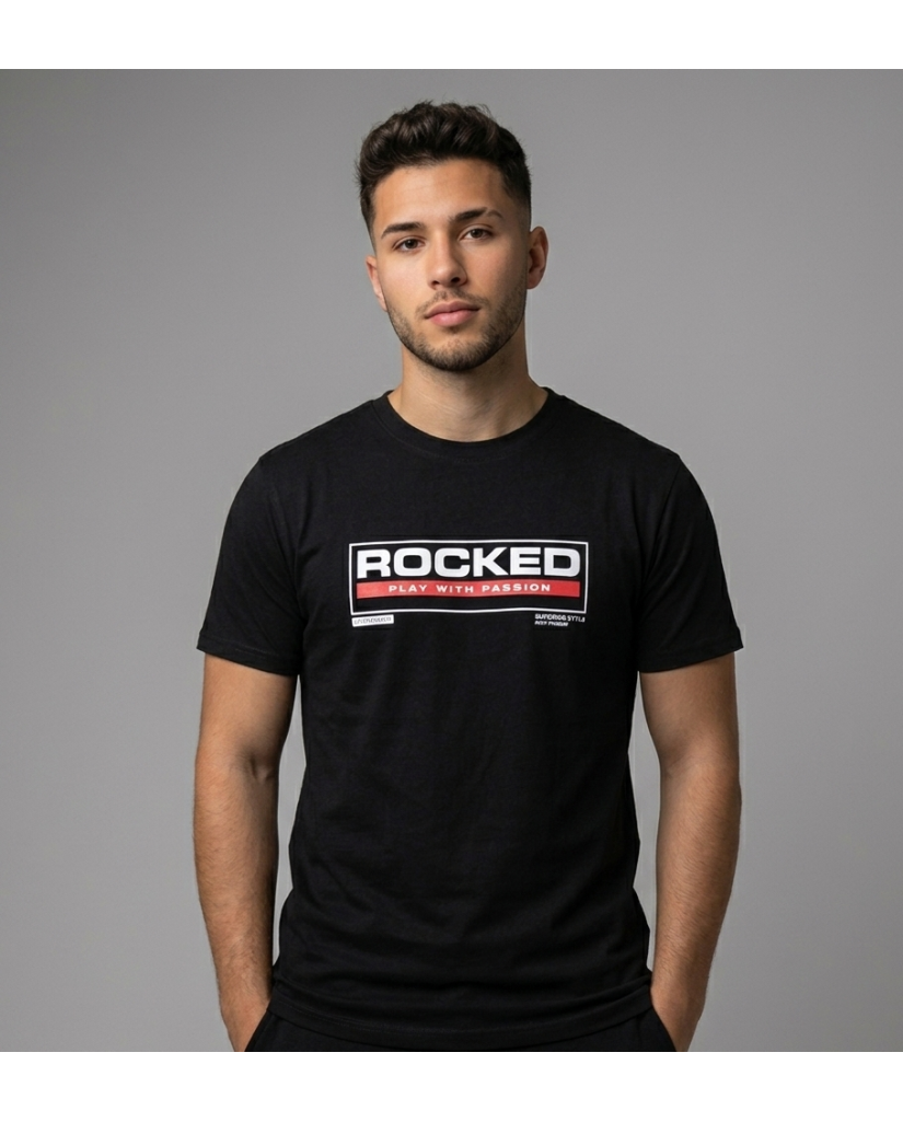 Camiseta de Hombre Manga Corta Rocked