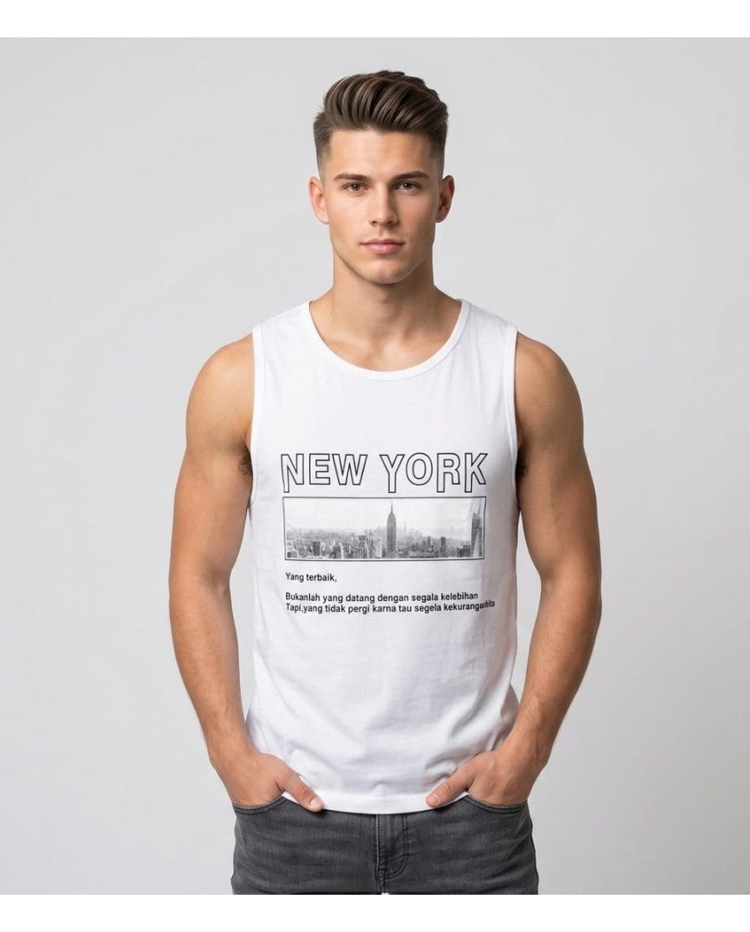 Camiseta Tirantes Hombre Estampadas New York