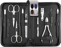 Set de Manicura y Pedicura de 12 Piezas con Estuche