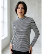 Camiseta de Mujer Manga Larga Rayas (imagen 2)