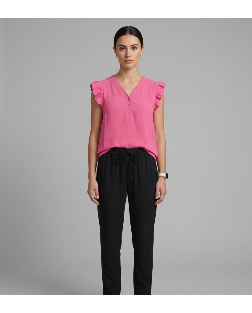 Blusa sin Mangas Volante (imagen 4)