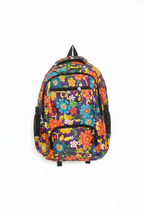 Mochila multicolor con compartimentos, color rosa - Looftys