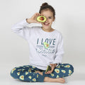 Pijama de Niña Punto Afelpado otoño-Invierno
