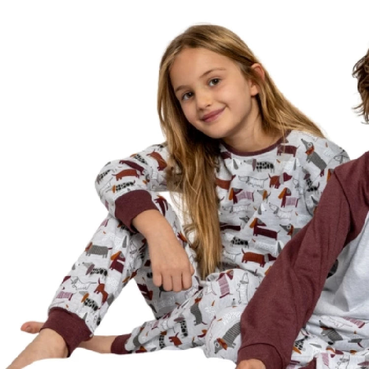 Pijama Infantil de Niña Punto Interlock
