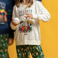 Pijama de Niña Punto Interlock