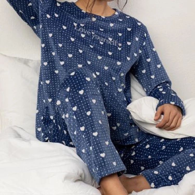 Pijama de Mujer Punto Terciopelo