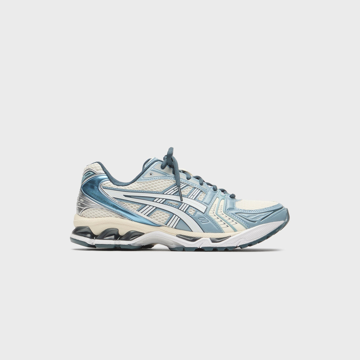 Asics Gel-Kayano 14 Crema Índigo - vista frontal