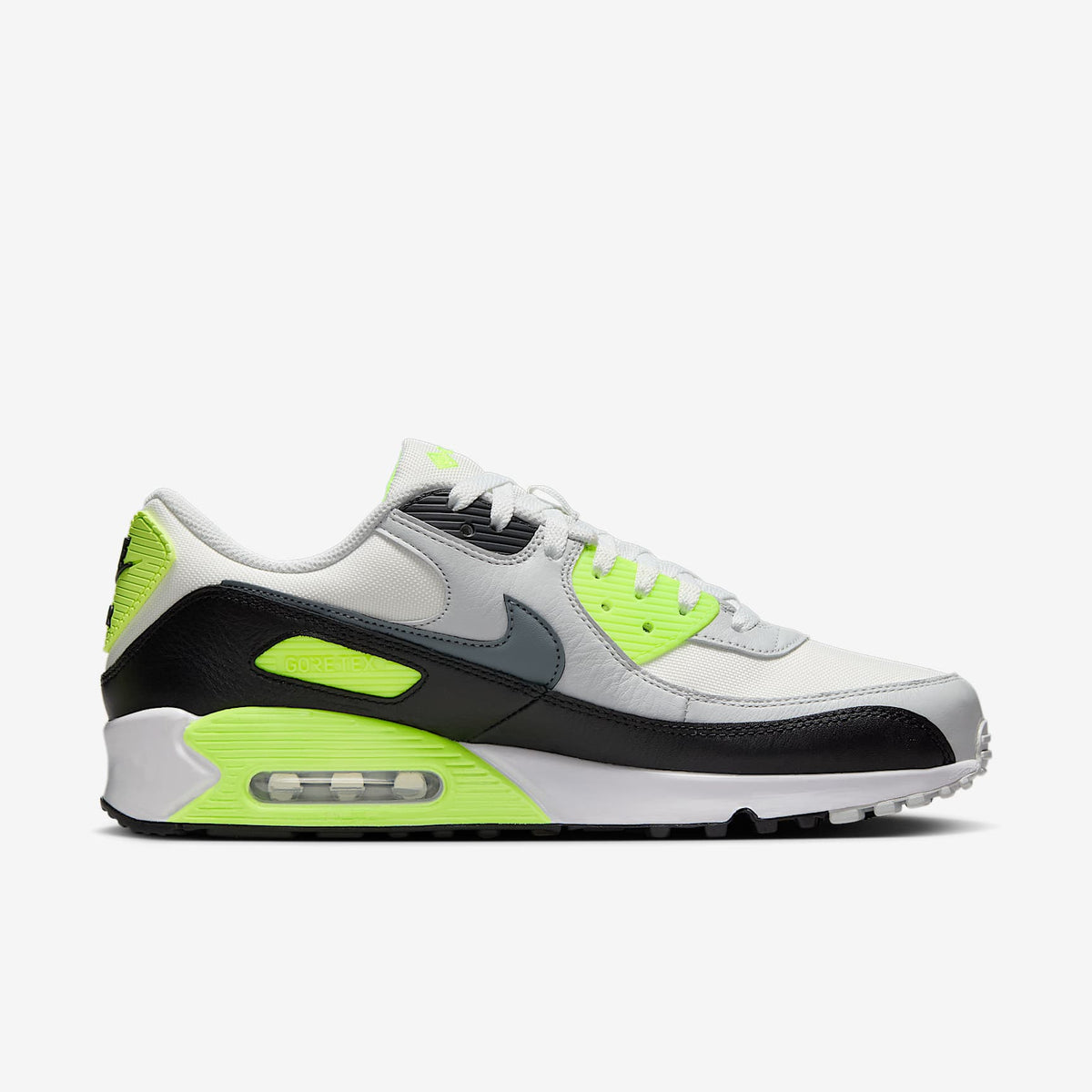 Nike Air Max 90 Gore-Tex Blanco Volt Negro Gris - vista trasera