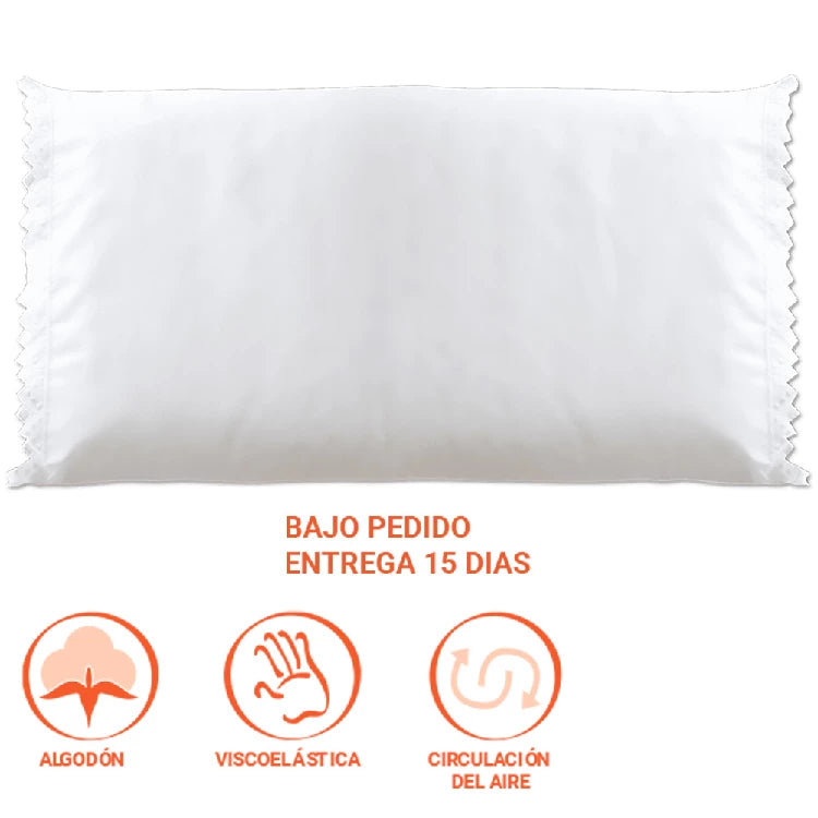 Almohada Cuna Viscoelastica Antiahogo
