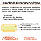 Almohada Cuna Viscoelastica Antiahogo (imagen 3)