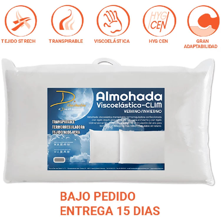 Almohada Almoviscoc Viscoelástica Copos (imagen 4)